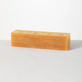 Layered Brick Candle (Amber, 4 Wick)