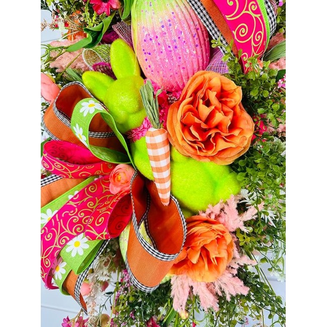 Large Designer Spring Easter Floral Door Swag